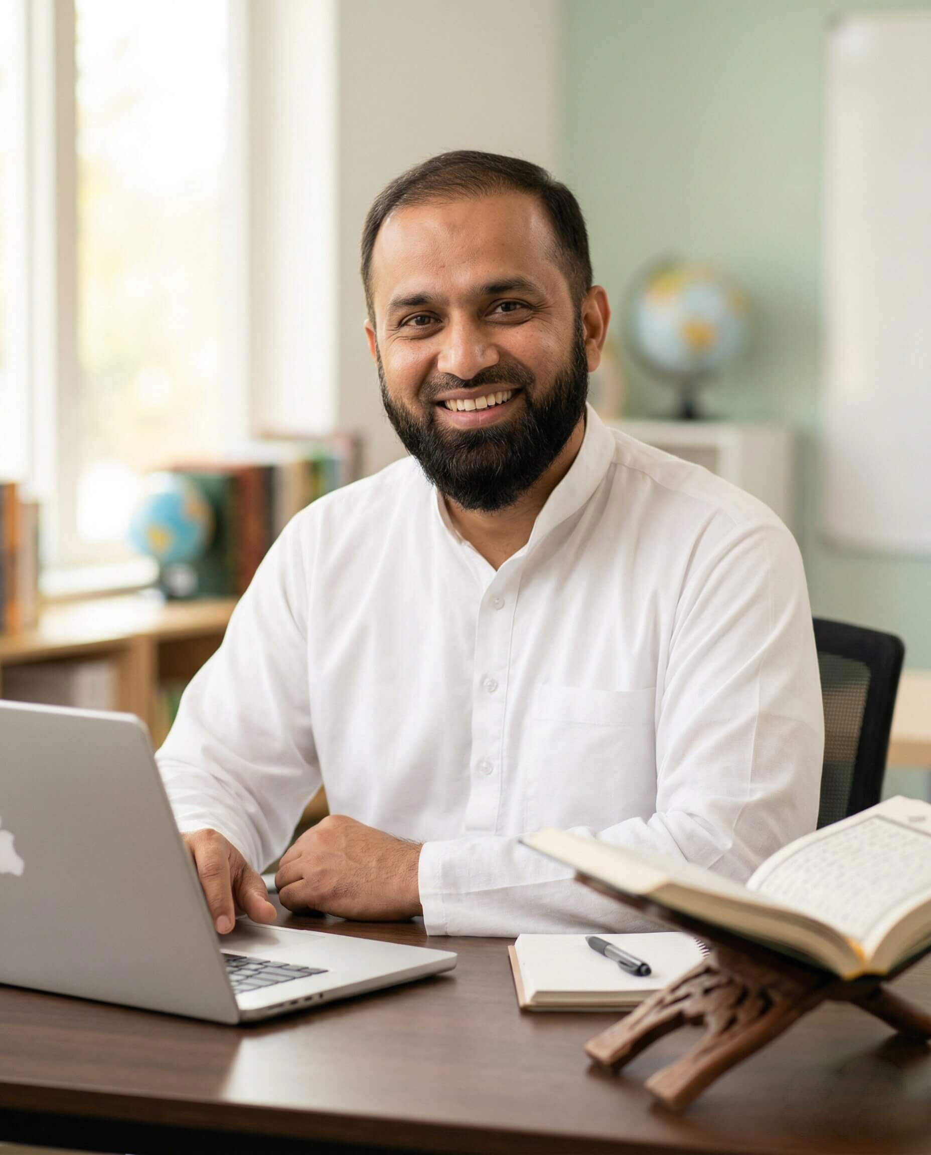 Certified Quran tutor teaching online